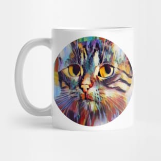Frisky floppy cat Mug